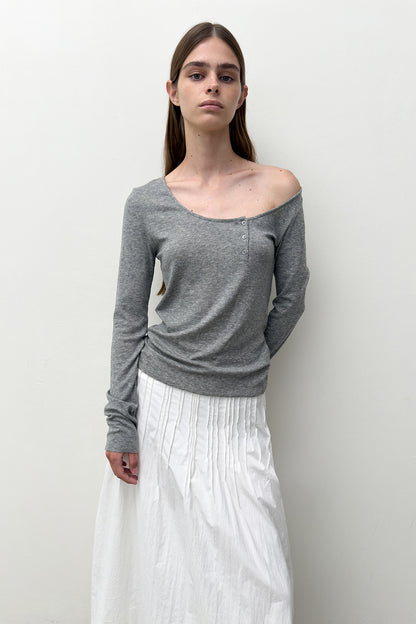 STITCHED TRAPEZE SKIRT