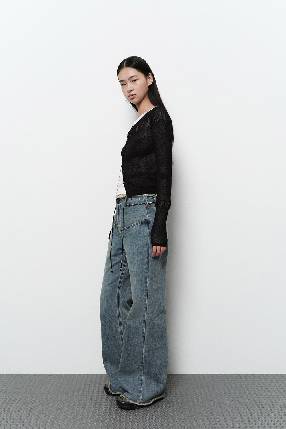 CUTTING WIDE BOOTSCUT DENIM