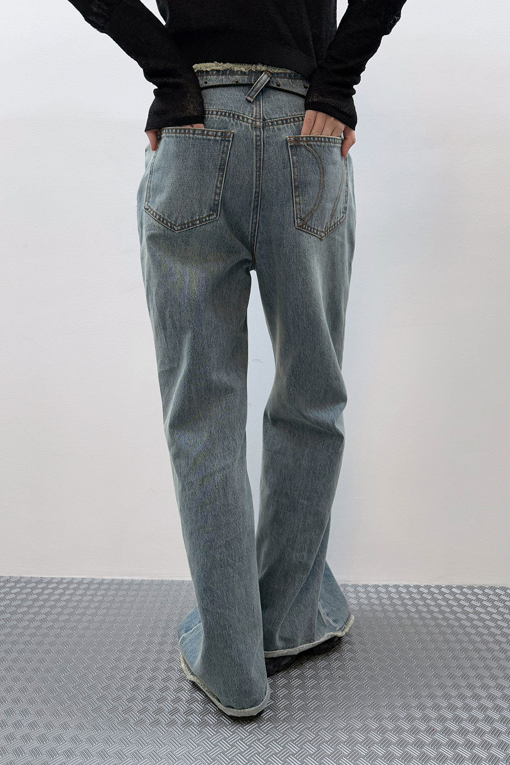 CUTTING WIDE BOOTSCUT DENIM