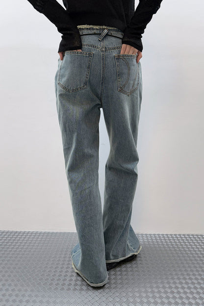 CUTTING WIDE BOOTSCUT DENIM