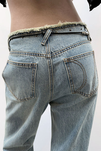 CUTTING WIDE BOOTSCUT DENIM