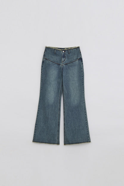 CUTTING WIDE BOOTSCUT DENIM