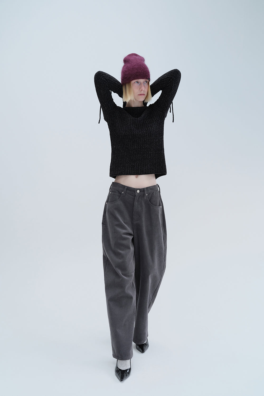 CORDED VELVETEEN TROUSERS