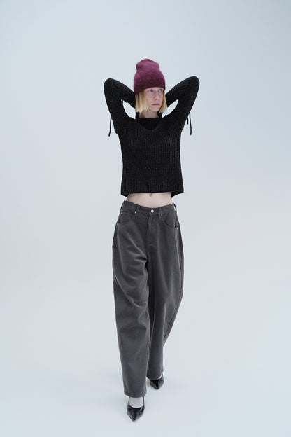 CORDED VELVETEEN TROUSERS