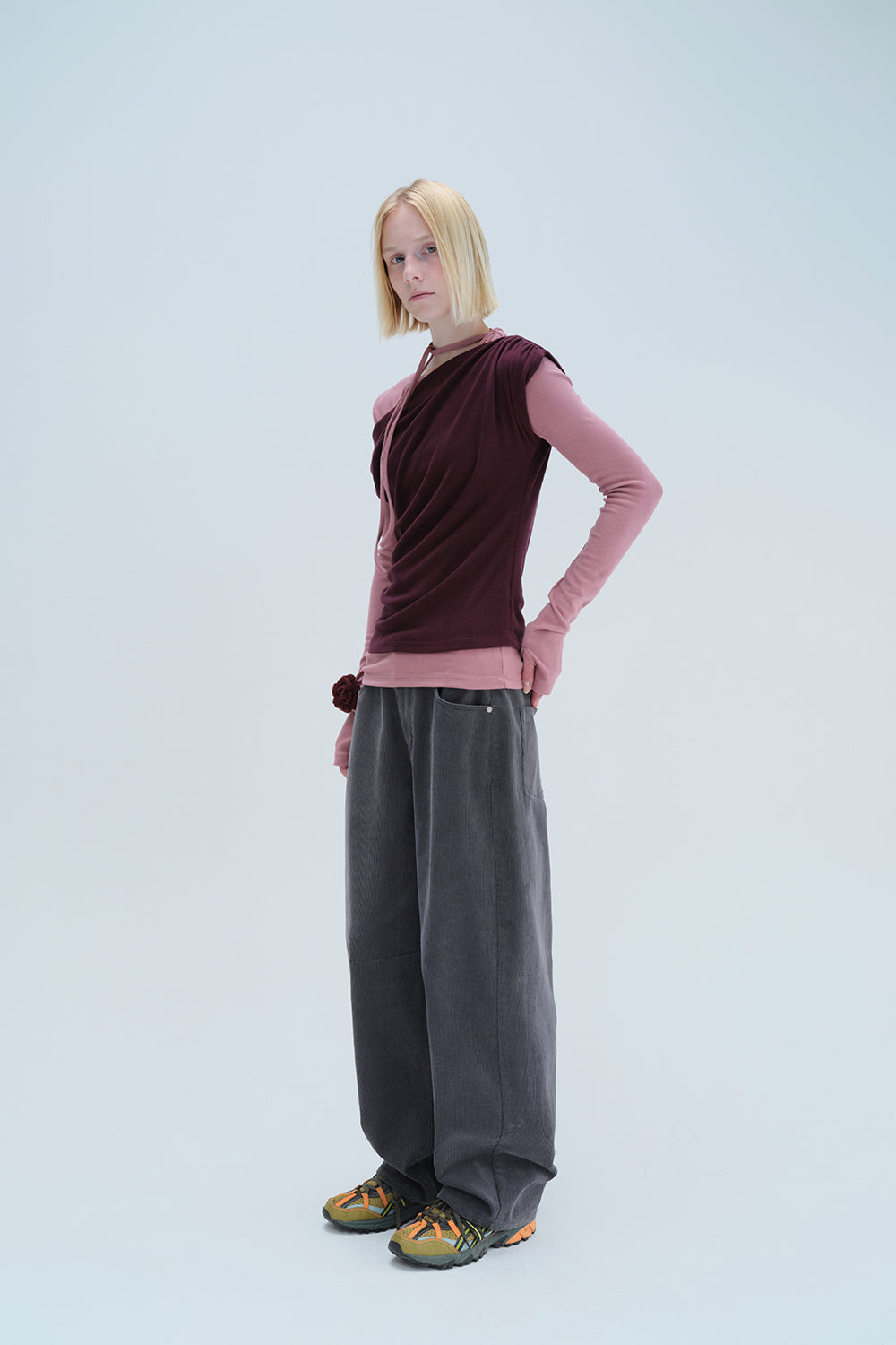 CORDED VELVETEEN TROUSERS