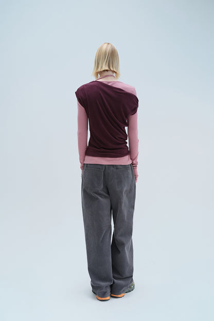 CORDED VELVETEEN TROUSERS