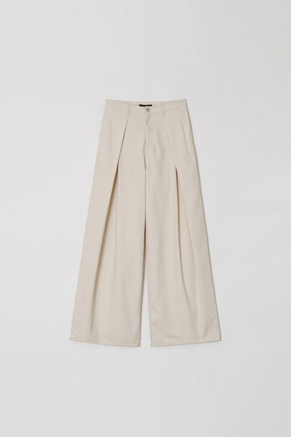 RELAXED WIDE DENIM PANTS