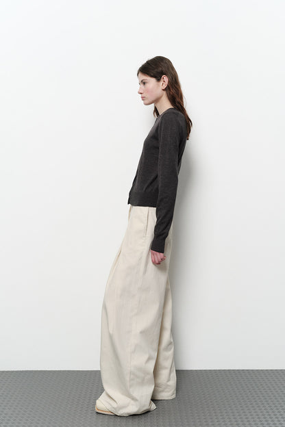 RELAXED WIDE DENIM PANTS