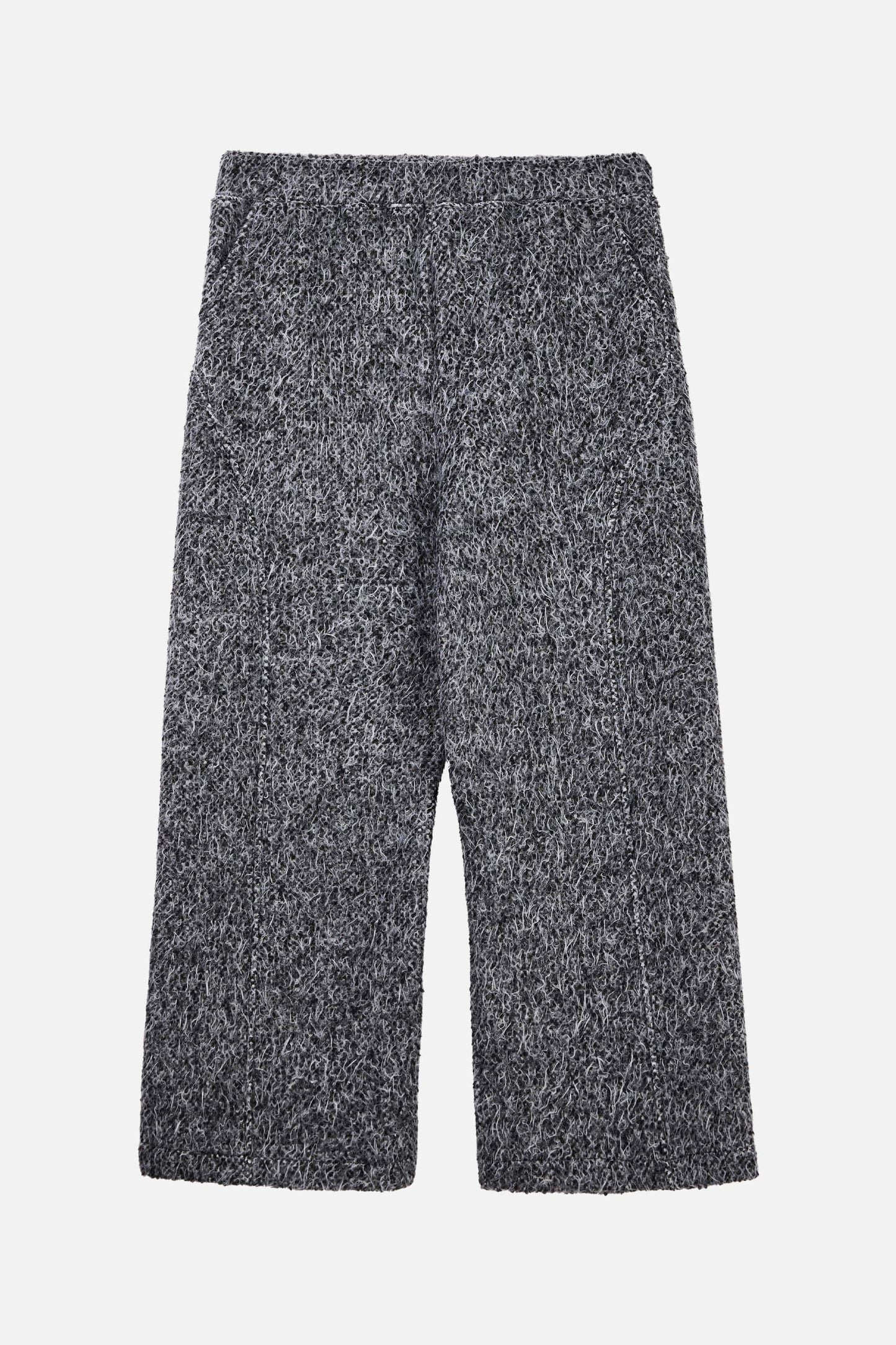 HAIRY WIDE PANTS / CHARCOAL