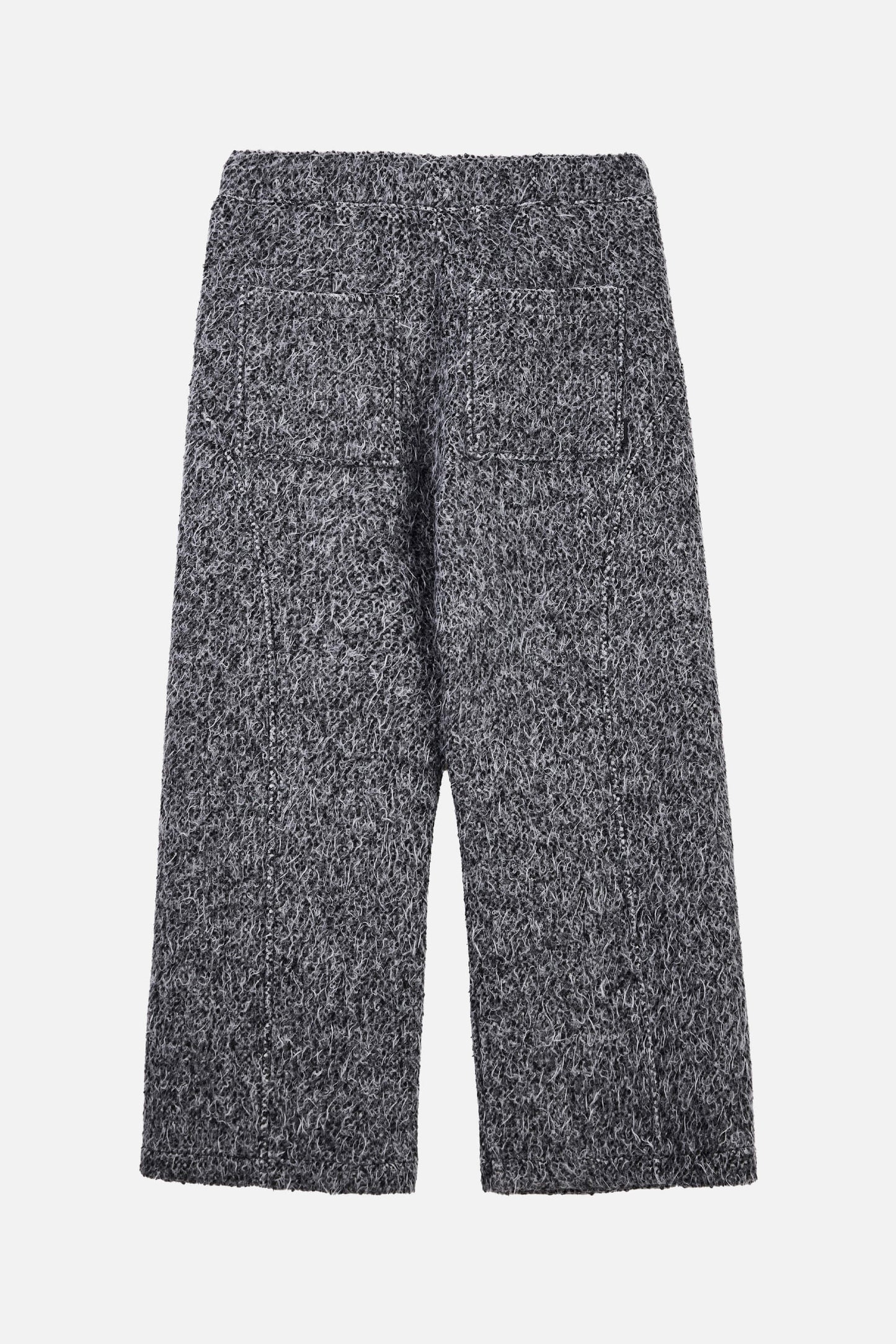 HAIRY WIDE PANTS / CHARCOAL