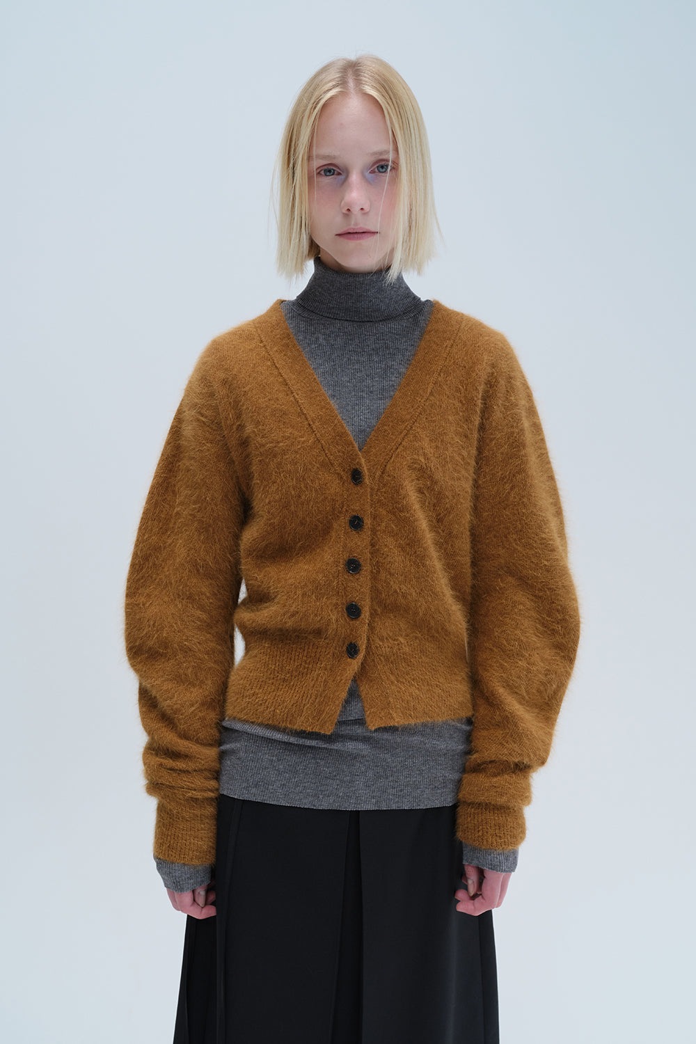 MOHAIR SILHOUETTE CARDIGAN