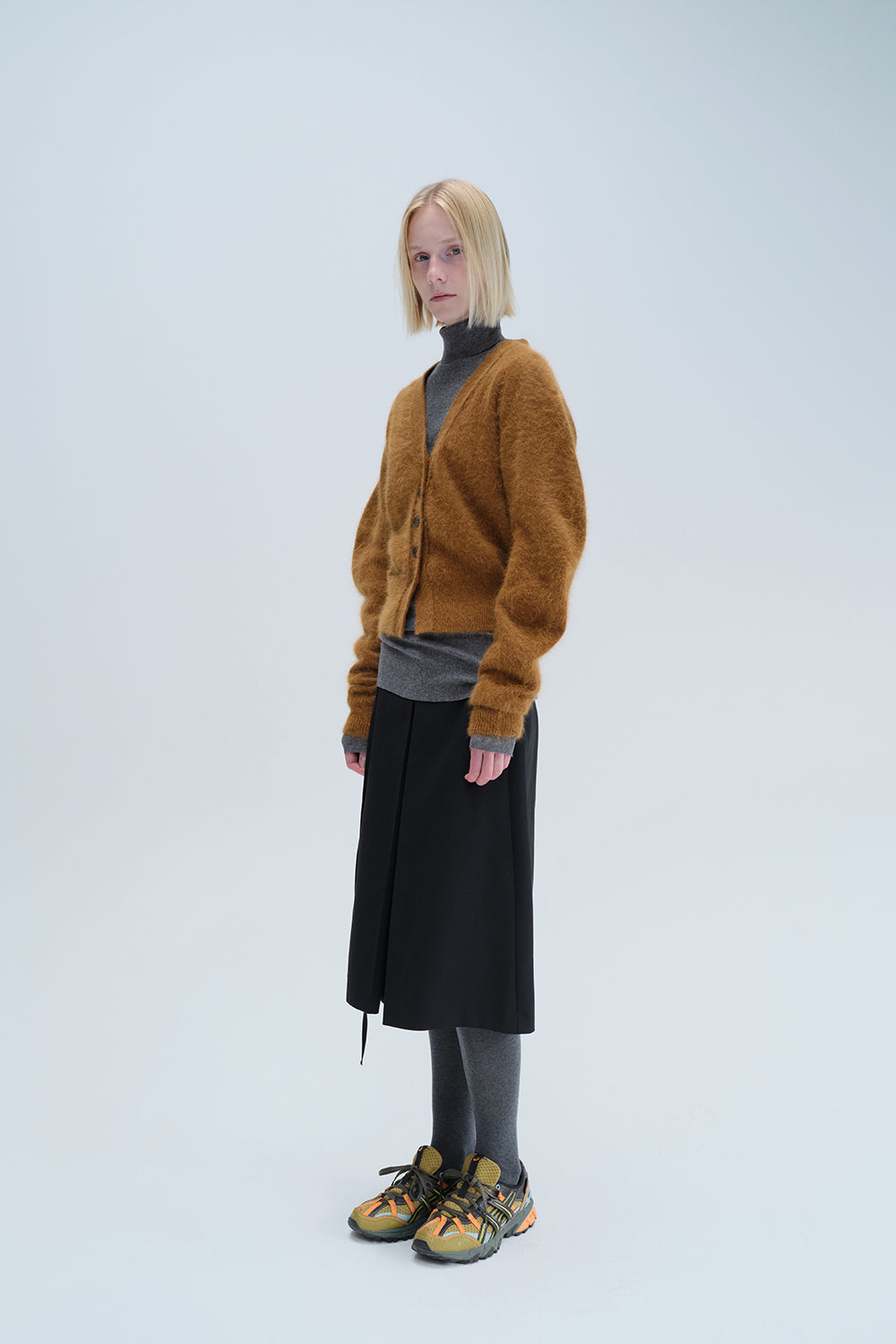 MOHAIR SILHOUETTE CARDIGAN