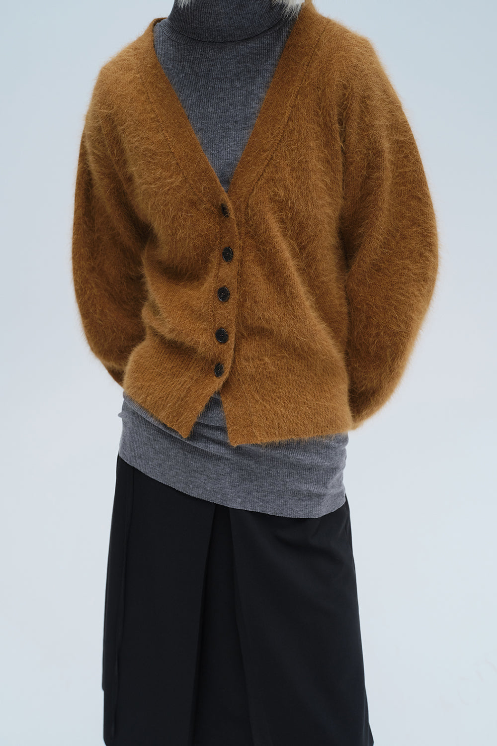 MOHAIR SILHOUETTE CARDIGAN
