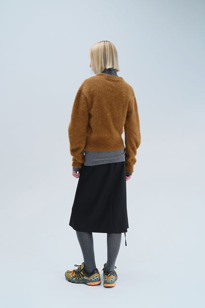 MOHAIR SILHOUETTE CARDIGAN
