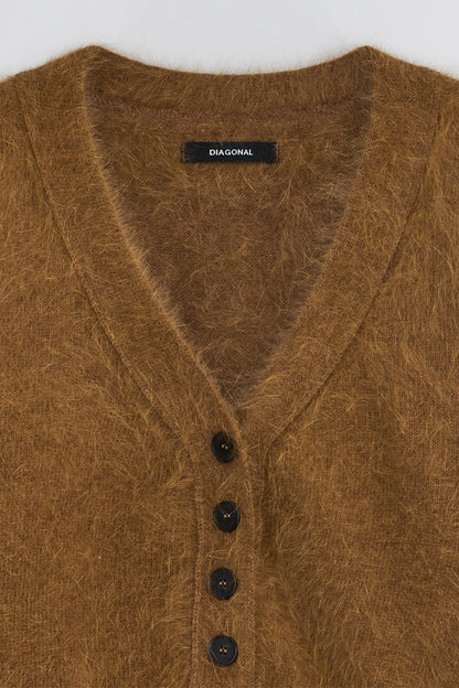 MOHAIR SILHOUETTE CARDIGAN