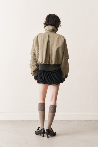 Padded Quad Bomber Jacket, Queasy