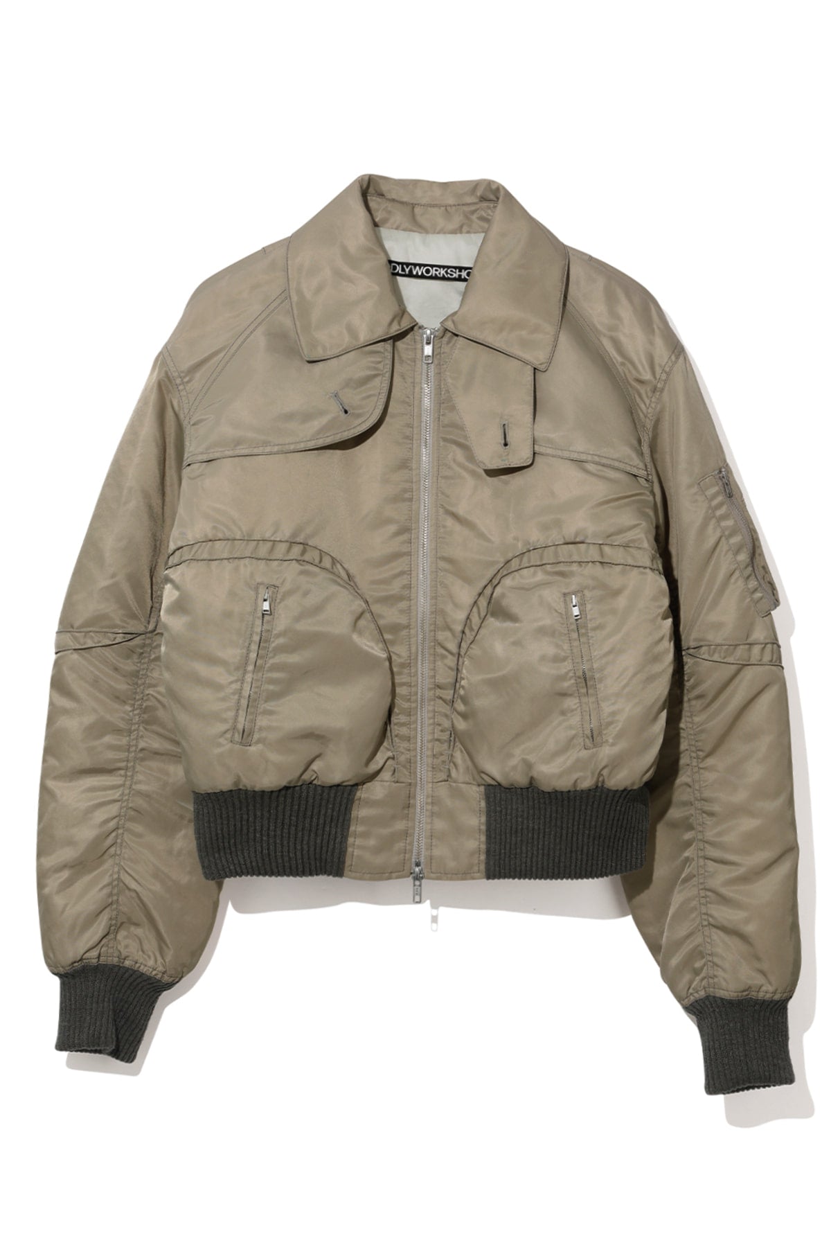 Padded Quad Bomber Jacket, Queasy