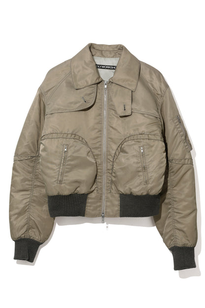 Padded Quad Bomber Jacket, Queasy