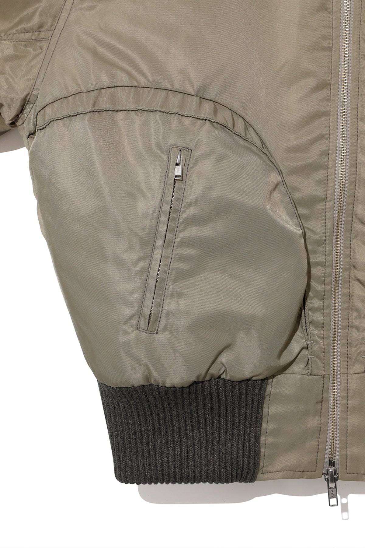 Padded Quad Bomber Jacket, Queasy