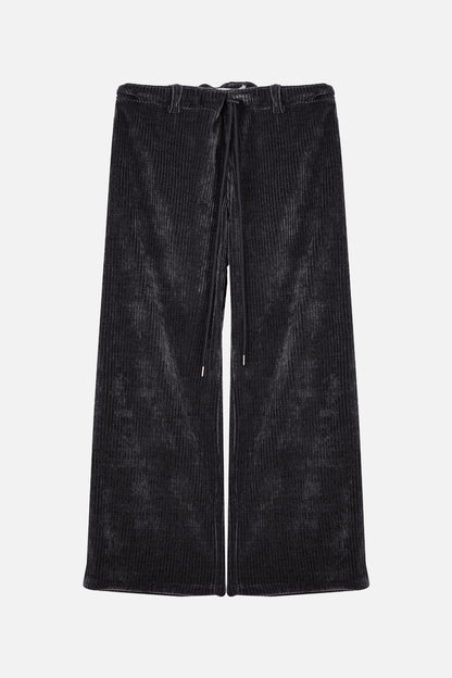 CORDUROY STRING PANTS / CHARCOAL
