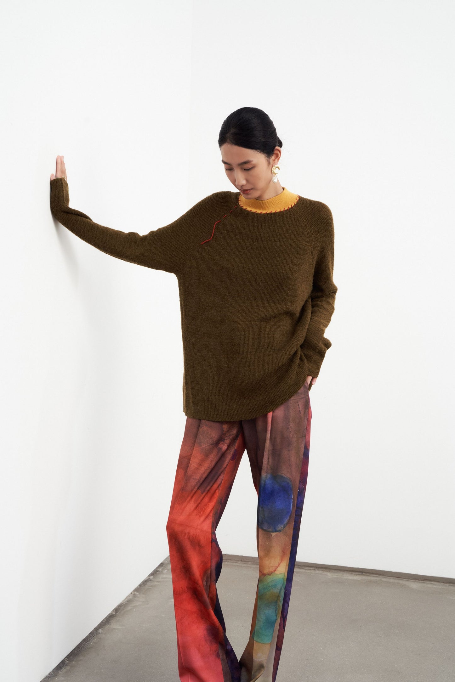 Sunset to Sunrise Sweater in Rainbow Gradient