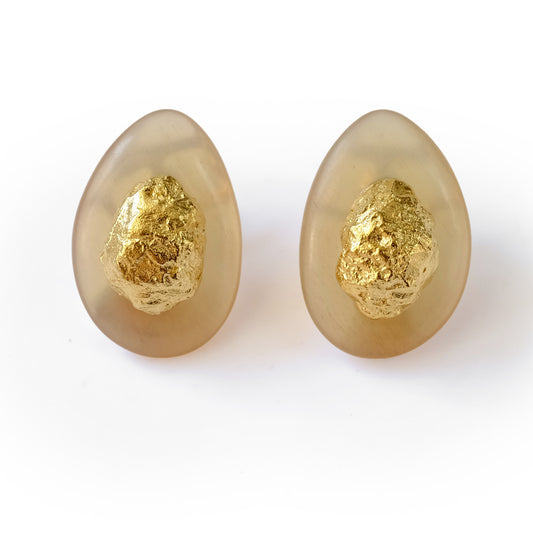 Frozen Time Cocoon Whisper Horn Ear Stud