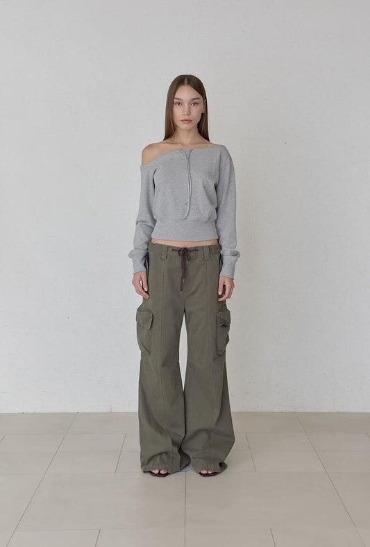 COMFY COTTON CARGO PANTS KHAKI