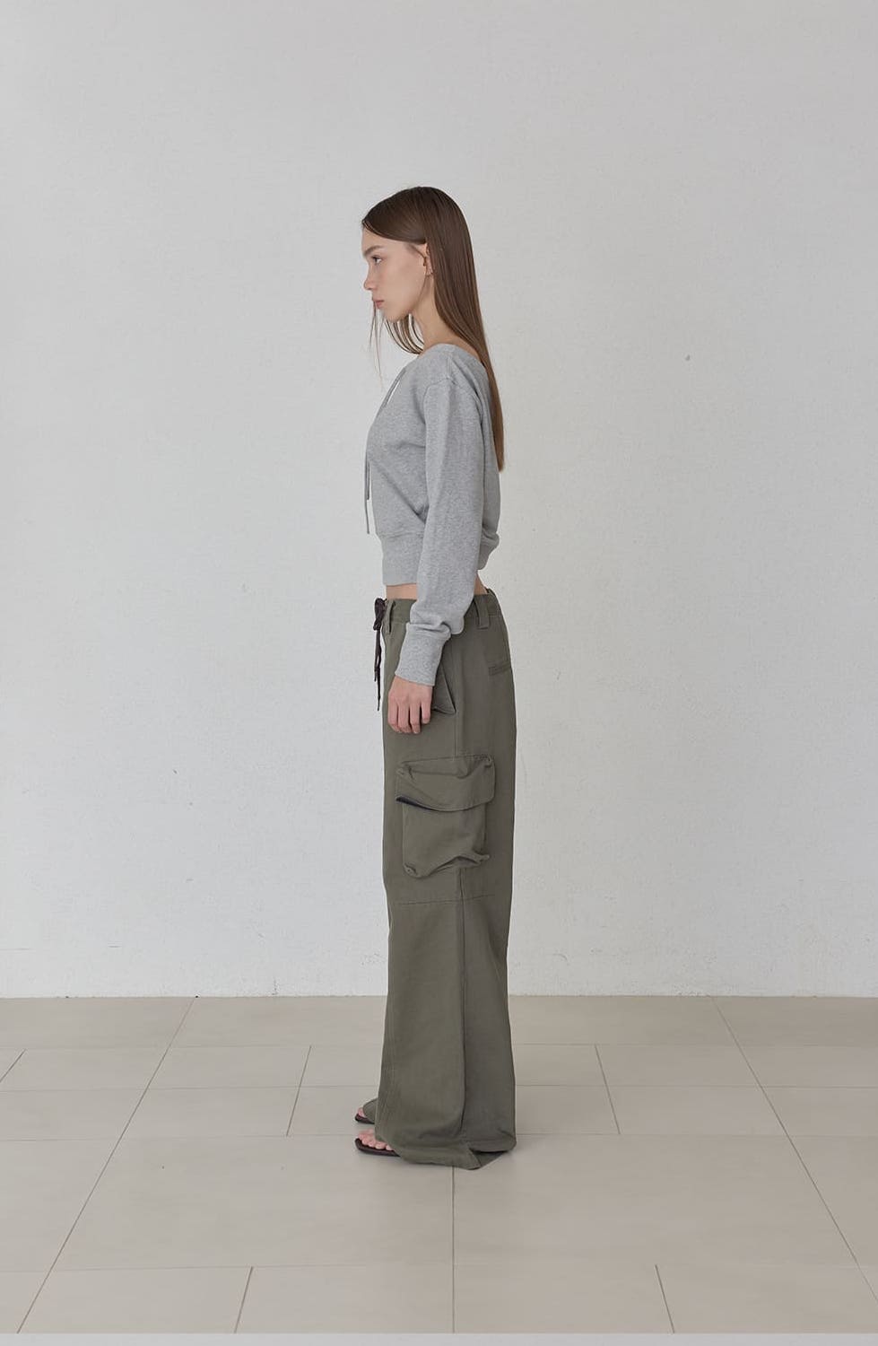 COMFY COTTON CARGO PANTS KHAKI