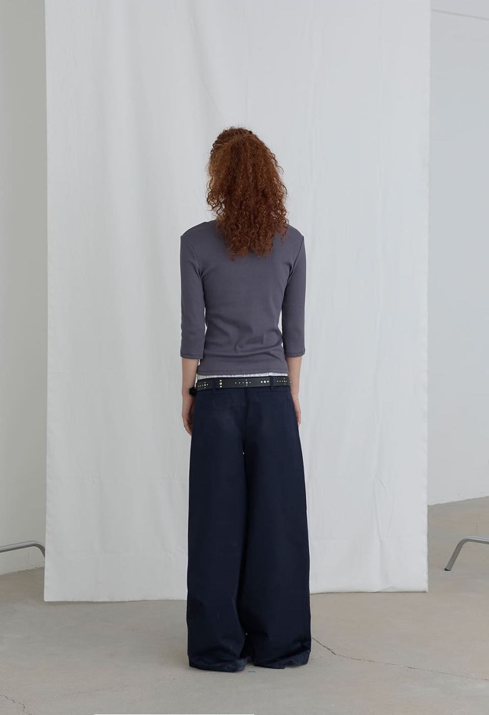 UNDERWEAR LAYERED TROUSERS - NAVY