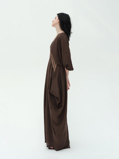 Umber Elegant Dress