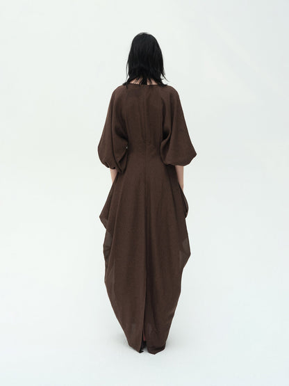 Umber Elegant Dress