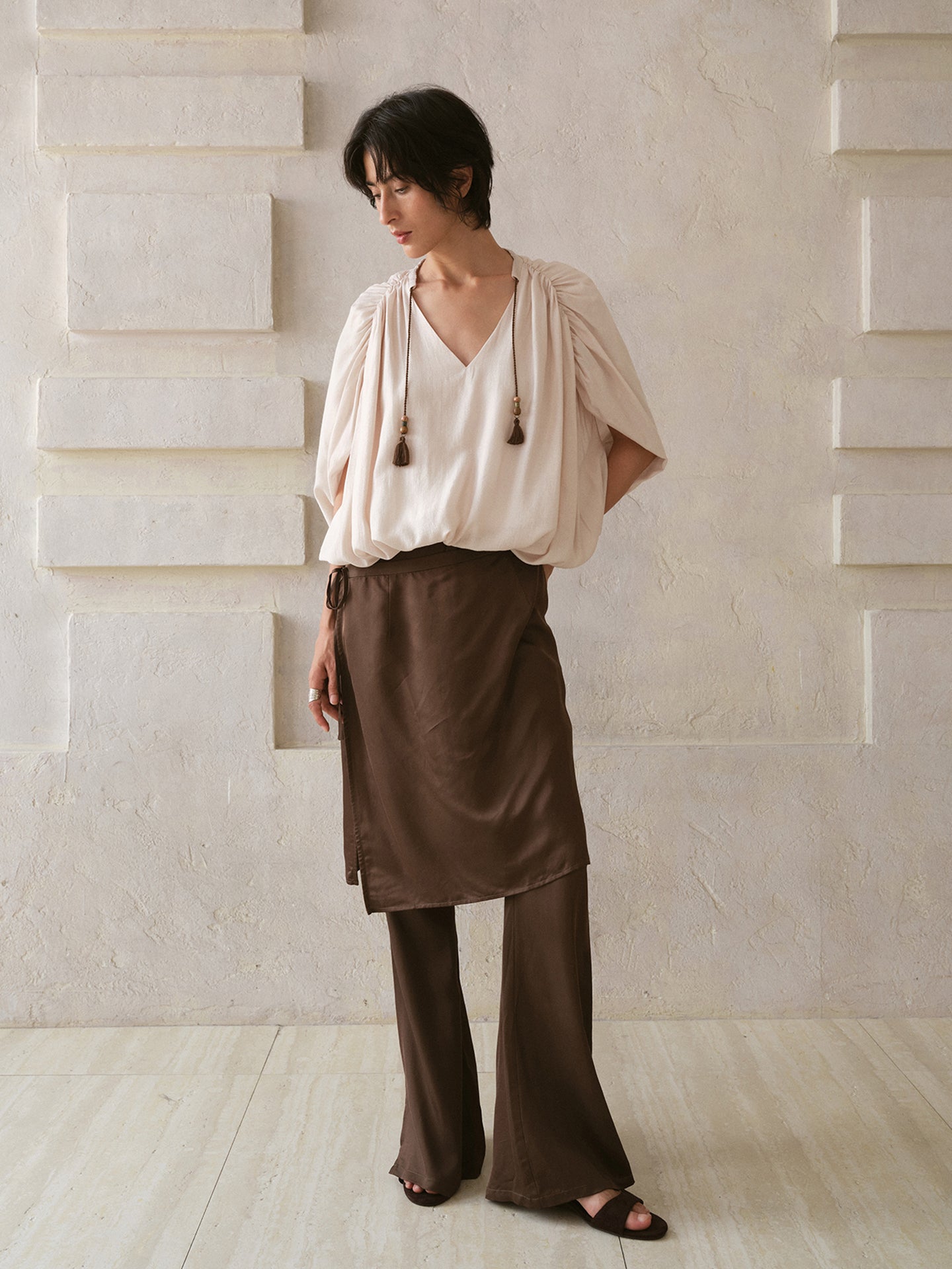 Umber Grace Skirt Pants
