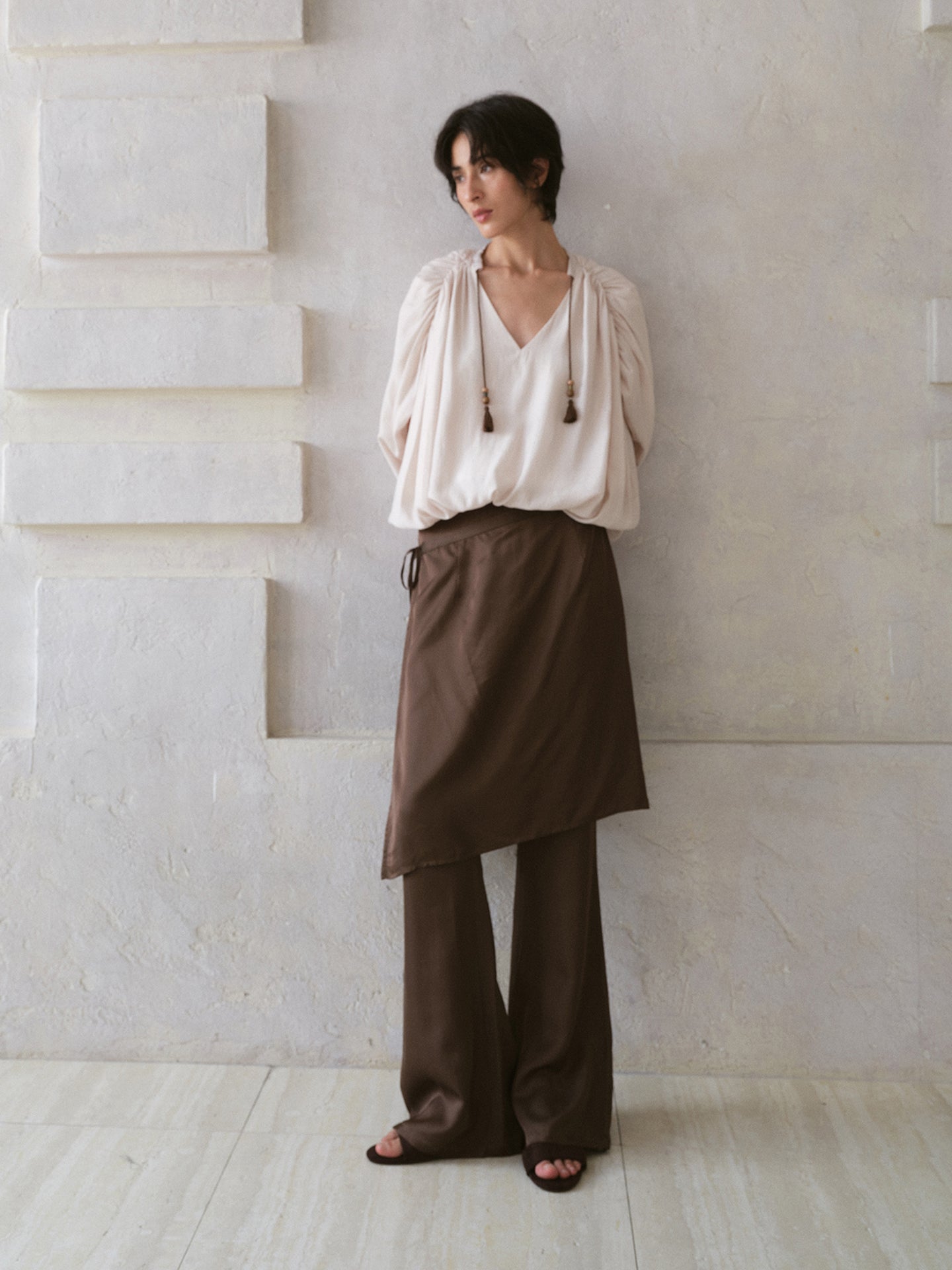 Umber Grace Skirt Pants