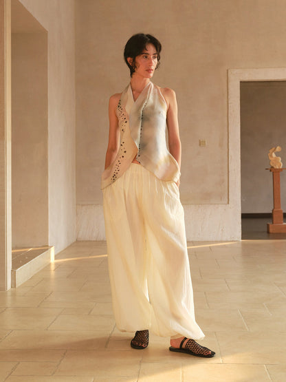 Ivory Balloon Trousers