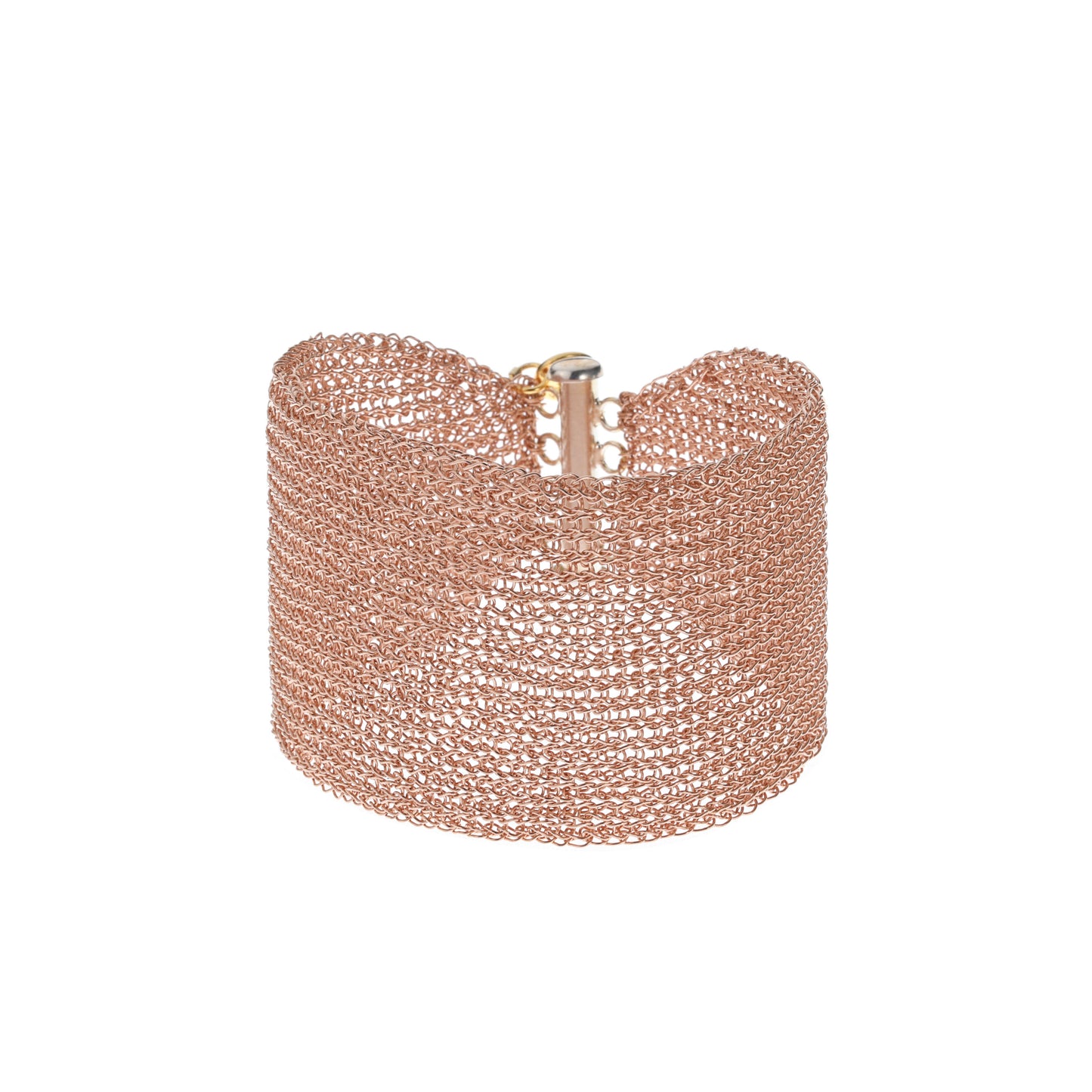 Chasing Light Series - Medium Rose Gold Double Layer Bracelet