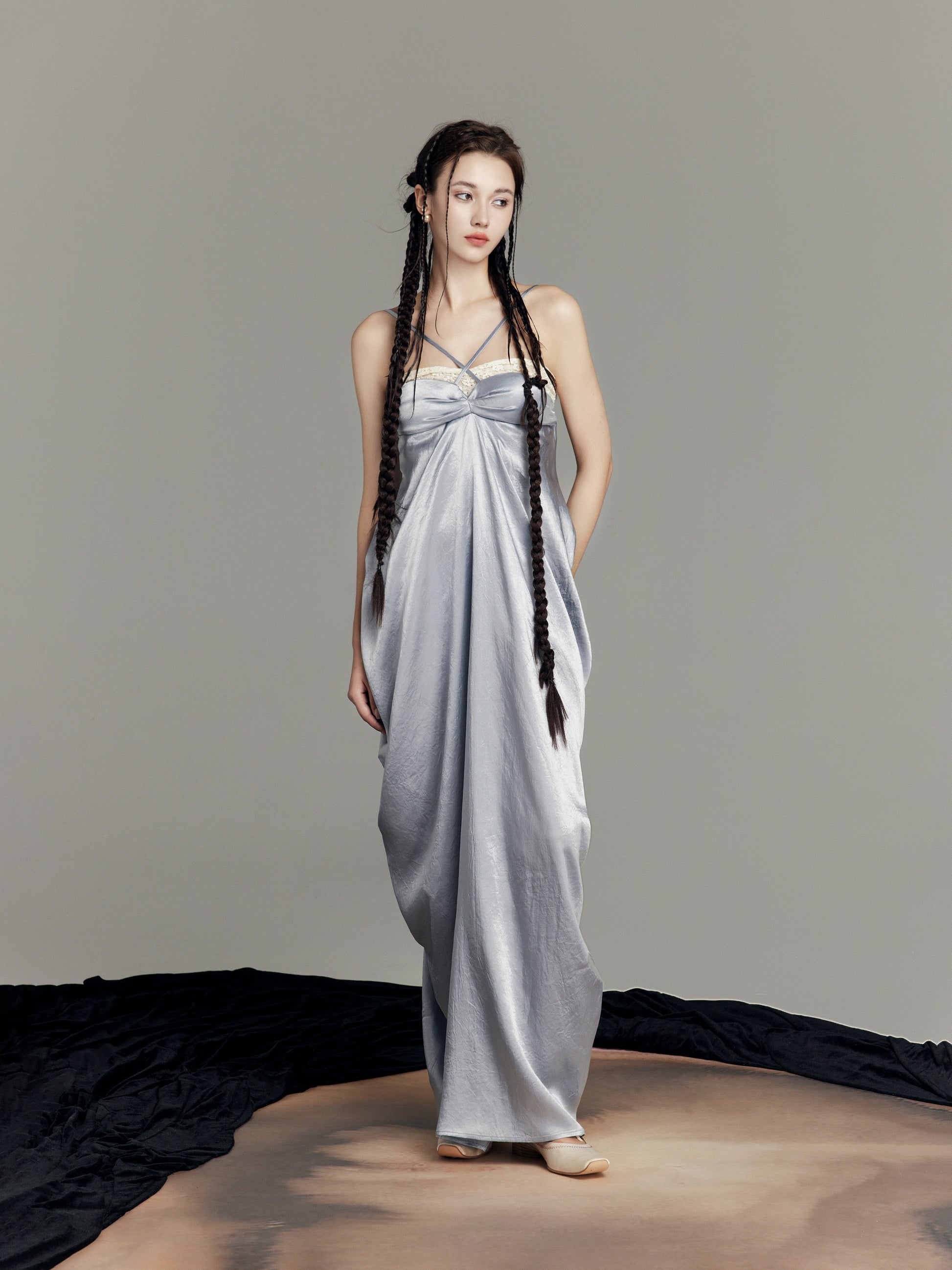 Glacier Blue Maxi Dress - Stunning MARBLE EYE Design | LuMa Porter Glacier Blue Maxi Dress - Stunning MARBLE EYE Design | LuMa Porter