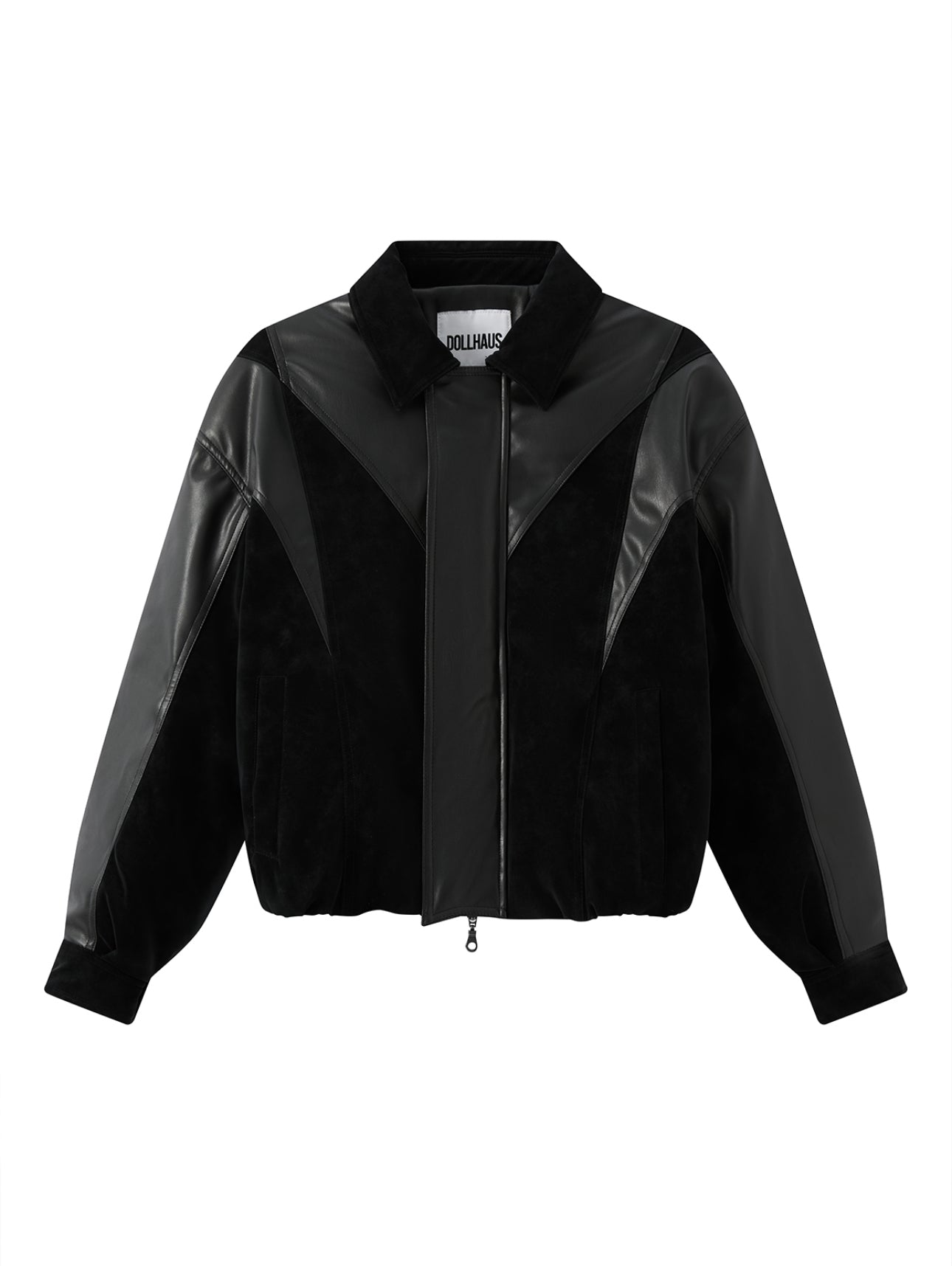 dollhaus-lether-flight-puffer-jacket-black