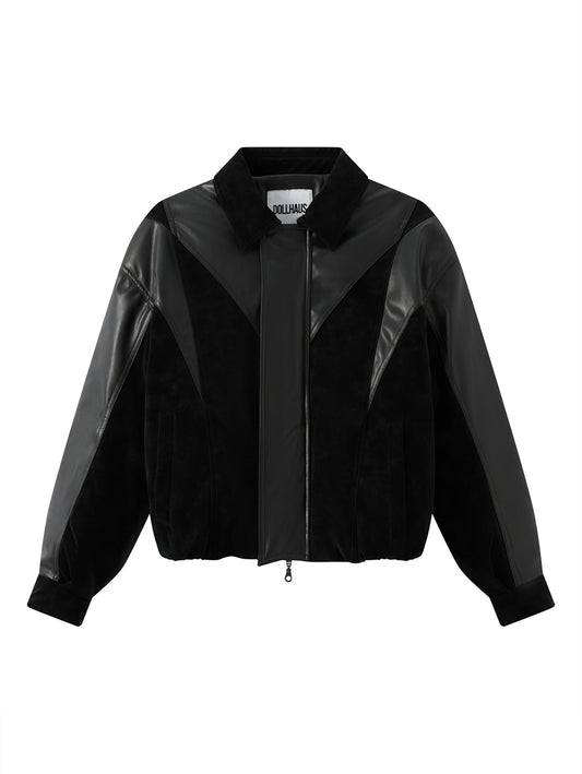 dollhaus-lether-flight-puffer-jacket-black