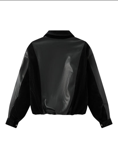 dollhaus-lether-flight-puffer-jacket-black