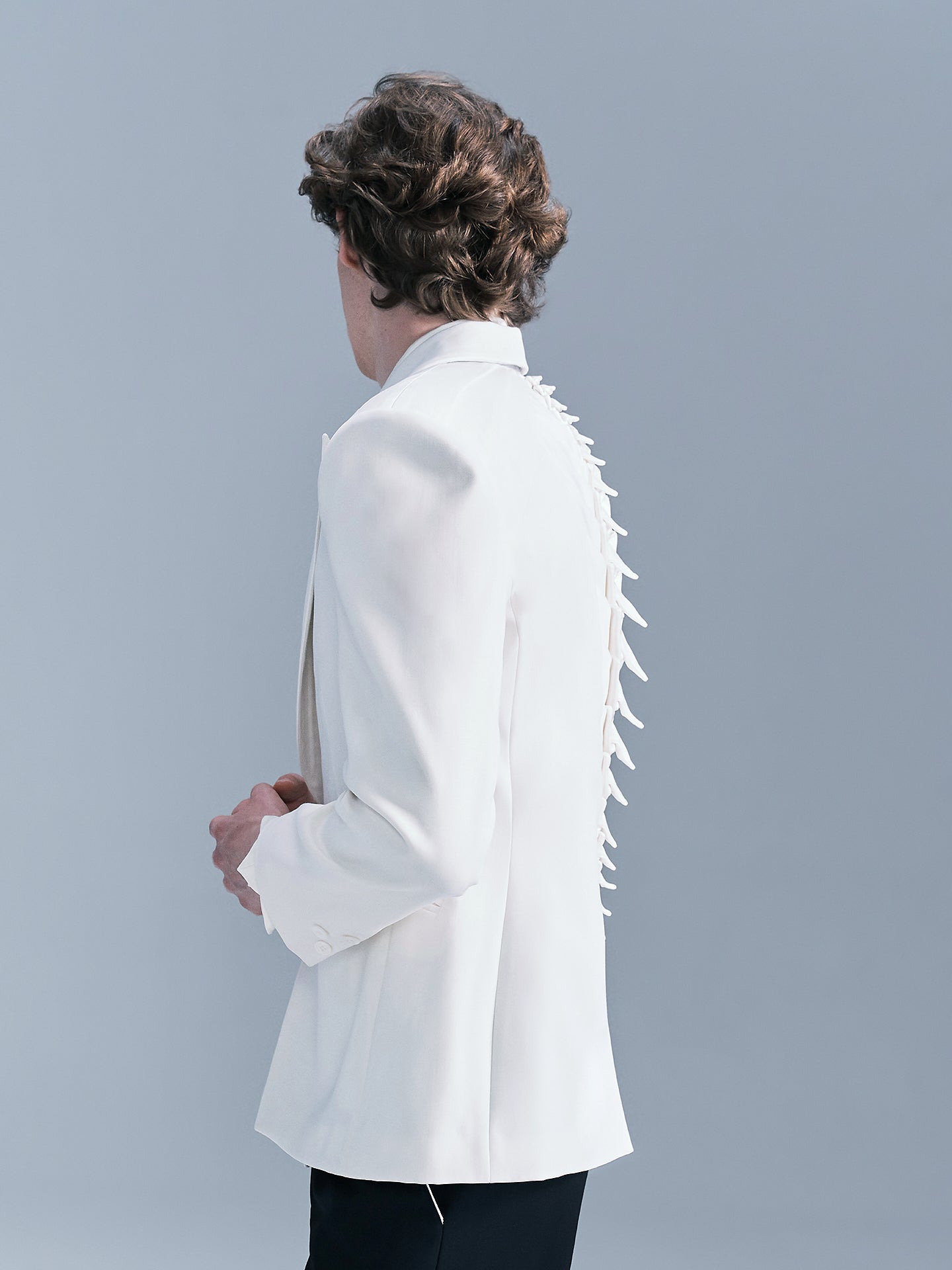 Dragon Skeleton Men's Suit (White)