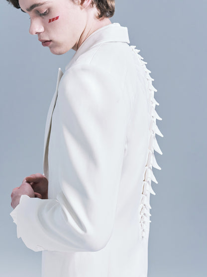 Dragon Skeleton Men's Suit (White)