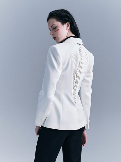 Dragon Skeleton Women's Suit (White)