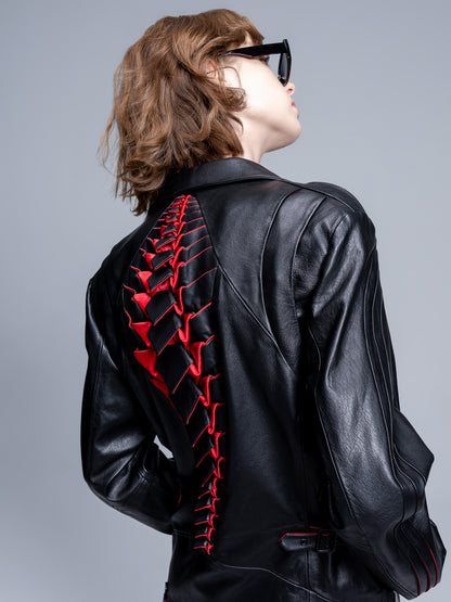 Dragon Skeleton Leather Jacket