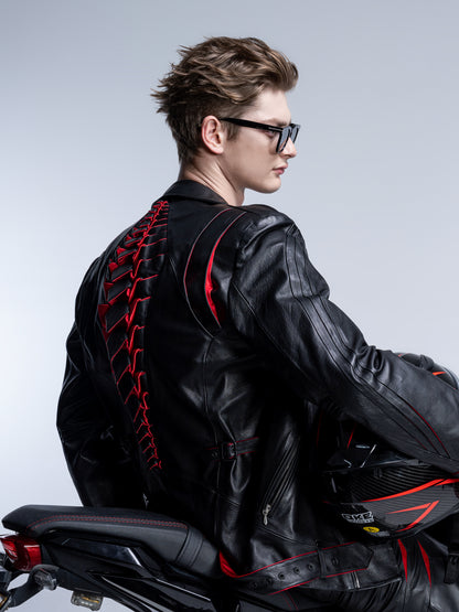 Dragon Skeleton Leather Jacket