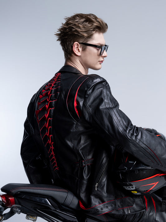 Dragon Skeleton Leather Jacket