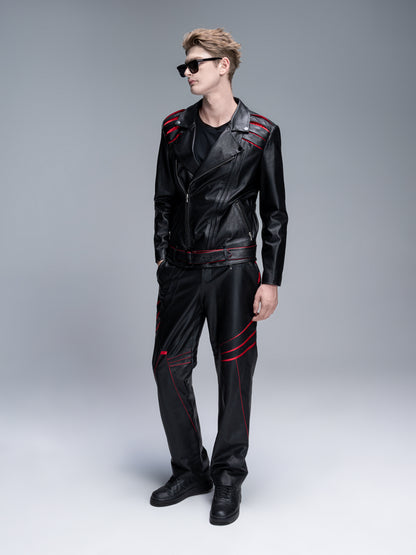 Dragon Skeleton Leather Jacket