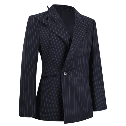 Bamboo leaf lapel suit set