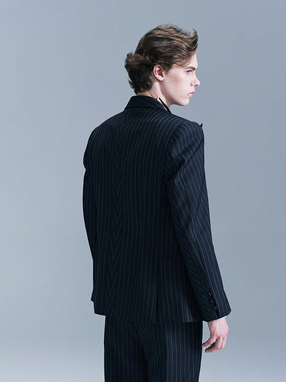 Bamboo leaf lapel suit set