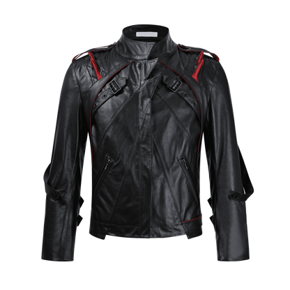 Snake Spike Leather Jacket