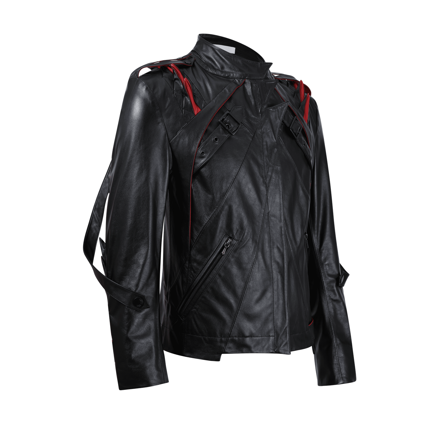 Snake Spike Leather Jacket